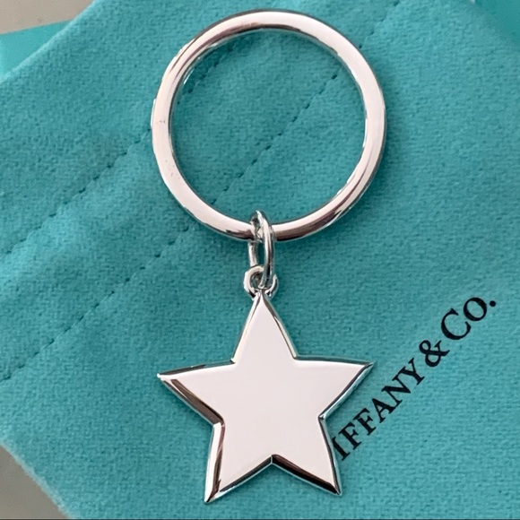 Tiffany & Co. Accessories - NWT TIFFANY & CO. Sterling Silver Star Key Ring